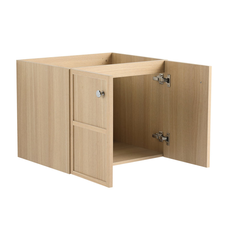 Armoire de salle de bain en contreplaqué de chêne 24 po - et chic pour votre évier de salle de bain, 24"