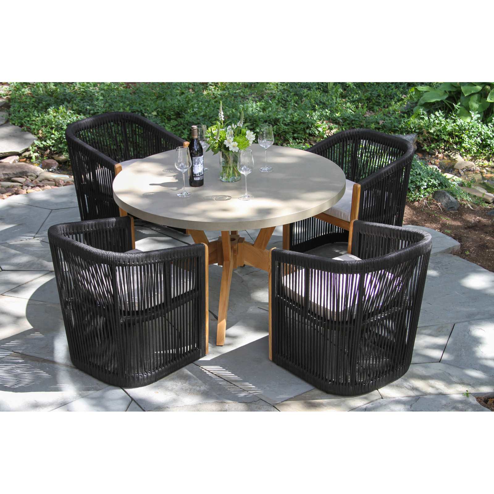 Aniston 48" Sunbrella® Patio Dining Set