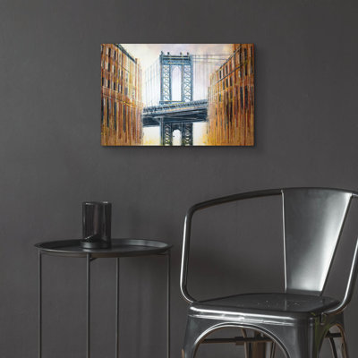 " The Manhattan Bridge At Sunset 2 " by Marc Todd
