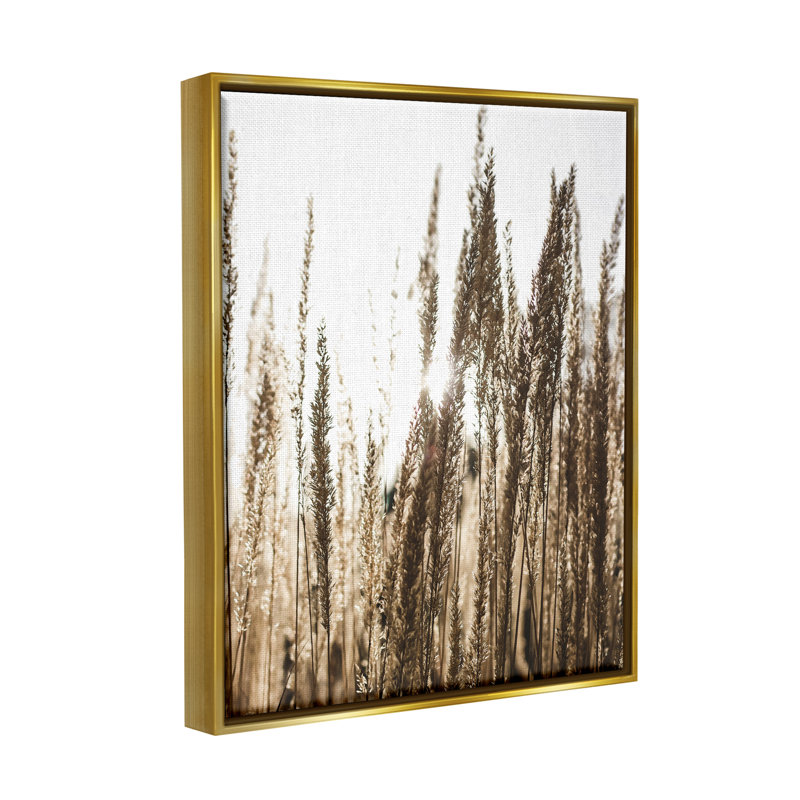 «Light Ray bien que le champ de blé» par Susan Ball - photographie sur toile, H 21 po x l 17 po x P 1,7 po