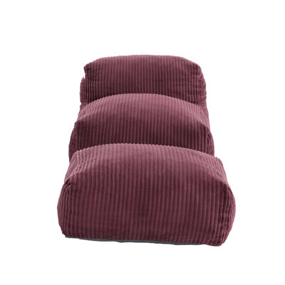 Premium Memory Foam Bean Bag Chair with Ottoman