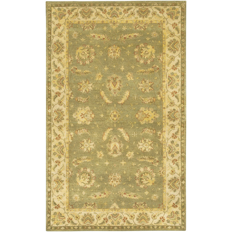 Tapis sauge / brun clair Tilbury, Rectangle 7 pi 9 po x 10 pi 6 po