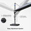 274cm X 365cm Rectangular Cantilever Parasol-2003495886