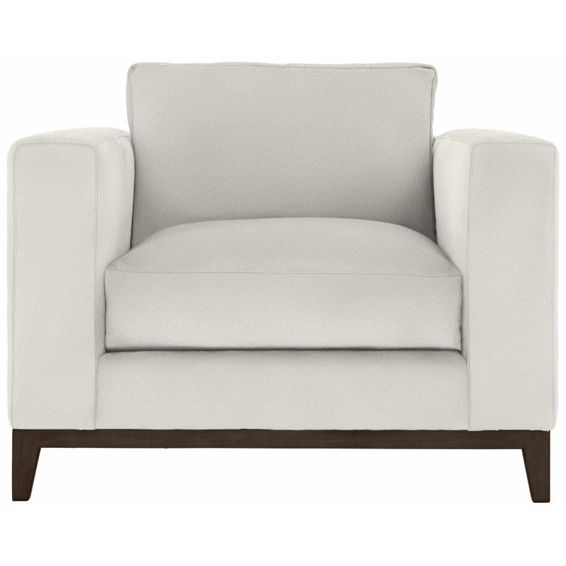 Noel 40" Wide Armchair, White 5555-000, Molasses