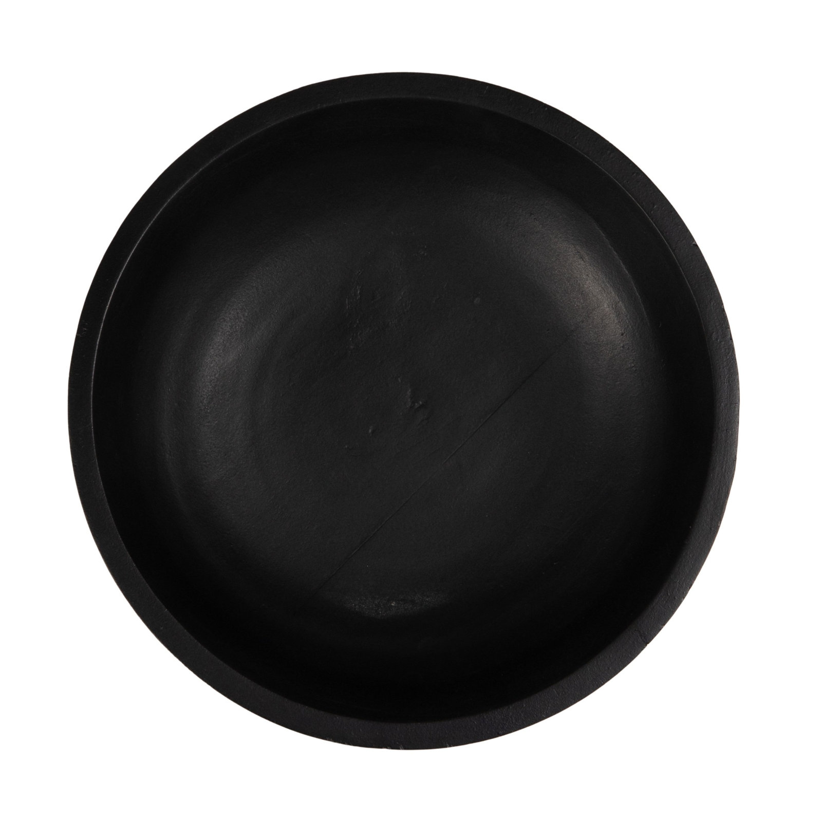 Allyce Mango wood footed bowl, Black