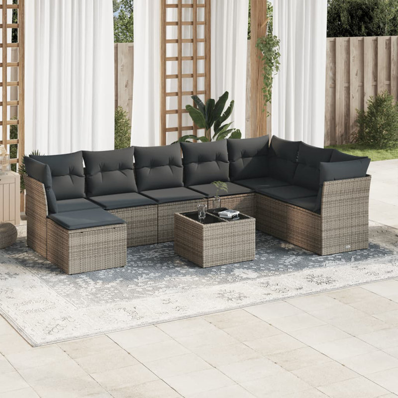 Ensemble de canapé de jardin Vidaxl