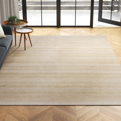 Tapis Shira Lasso - ivoire et blanc