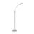 Finis 135cm Silver Grey LED Task Floor Lamp