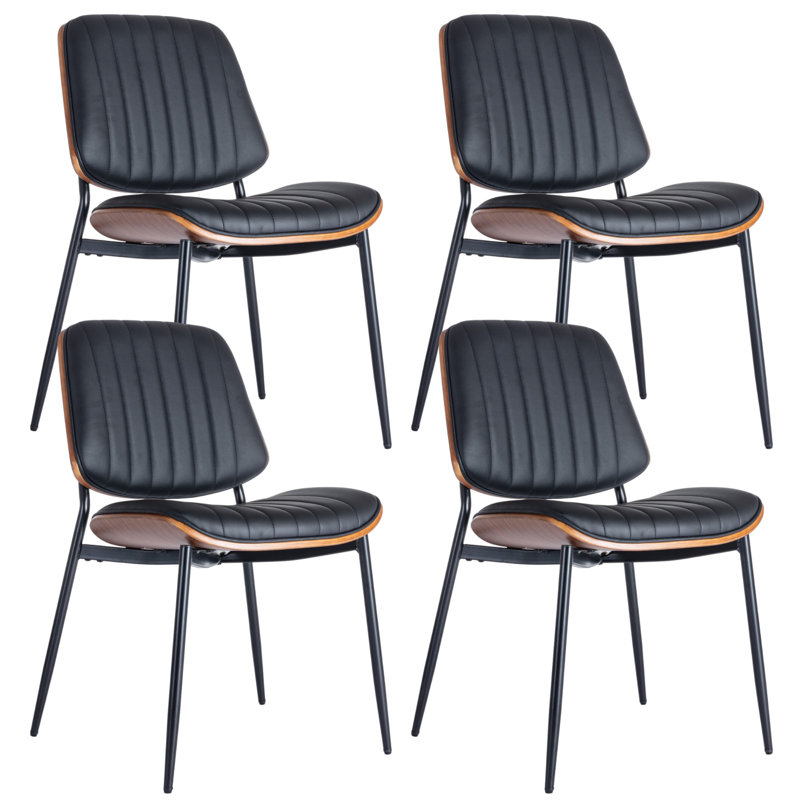 Chaise de salle à manger Jianny, Noir