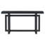 Console d'entrée de 59,1 po peinte, avec placage en pin, conception rectangulaire triple unique avec pieds en bois de pin épais, table de canapé extra longue polyvalente pour le couloir, le salon, la cuisine-2052729971