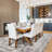 Transitional Distressed Medallion Washable Non Slip Area Rug-2134375012