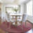 Machine Washable Indoor/Outdoor Xhevrie Red Rug-1709748688