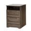 Table de chevet rustique, 2 tiroirs et tablette de rangement attrayante-779162154