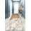 Luxurious Hall Carpet, 3.3 x 4.9 Feet, 100% Polyester, 0.4 in Pile Height | Antibacterial, Non-Slip Underside, Machine Washable | Perfect for Entryways & Living Rooms, Durable & Easy to Maintain