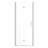 Bi-Fold Frameless Shower Door Walk in Pivot Clear Glass Hinge Shower Door 6mm With Tempered Glass and Explosion-Proof Film-125172983-125172986
