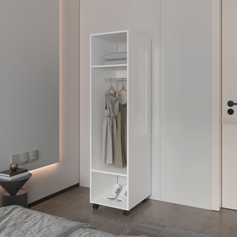 Shizuyo Manufactured Wood Wardrobe, White
