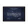 Airplane Navy Blue Patent Blueprint by Aged Pixel - Print on Canvas