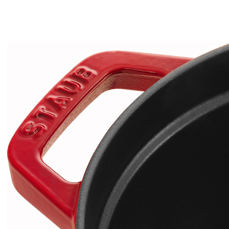 STAUB Oval Cast Iron Cocotte, 29cm, Cherry