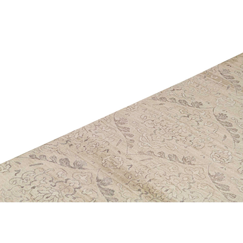 Luxa Hand Knotted Beige Area Rug