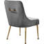 Chaise d'appoint rembourrée en velours Owen-32926667