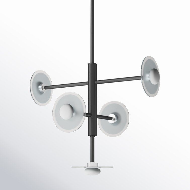 Cowen 5 - Light Dimmable LED Modern Linear Chandelier
