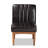 Hilley Mid-Century Modern Tan Faux Leather Upholstered And Walnut Brown Finished Wood Dining Chair-1186645472