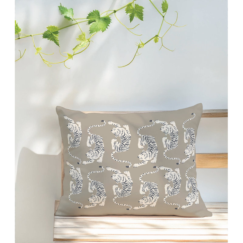 Coussin extérieur Hey Tiger, Taupe