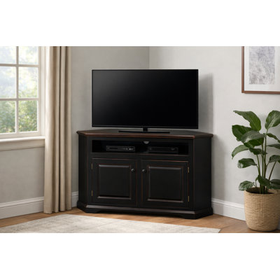 Inouye Unfinished Corner TV Stand for TVs up to 65"