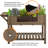 Aliaya Solid Wood Elevated Garden Bed Planter Box with Removable Grow Grids-1728662880