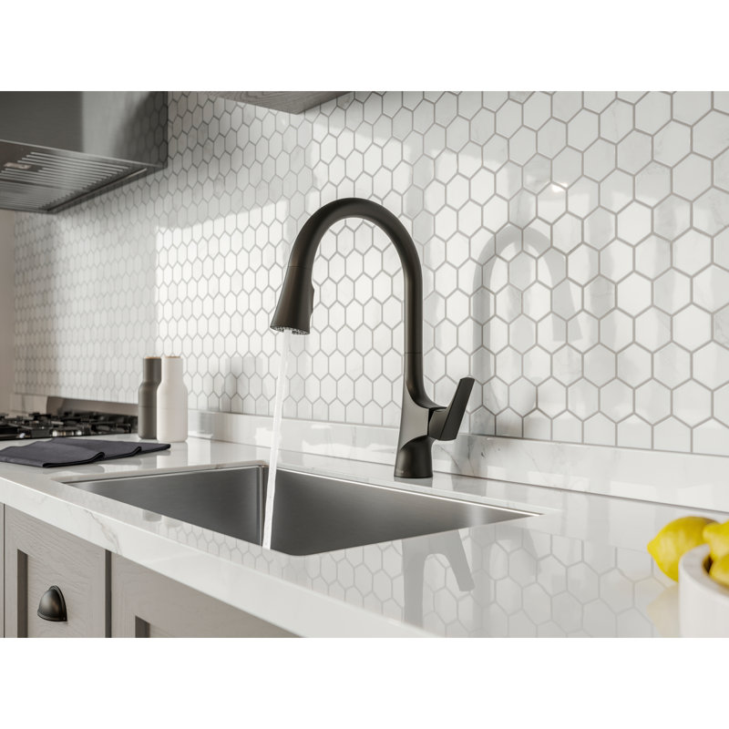 Pfister Norden 1-Handle Pull-Down Kitchen Faucet, Matte Black