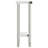 VidaXL Stainless Steel 21.7'' L x 11.8'' W x 33.5'' H Work Table