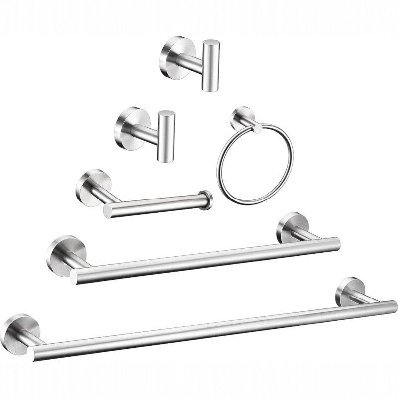 2 Towel Rack, Brushed Nickel