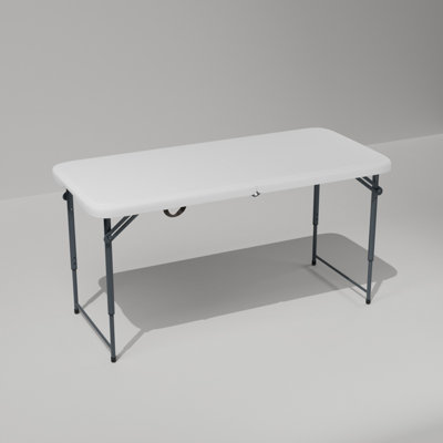 4 ft. Heavy Duty Portable Commercial Folding Table with Handle