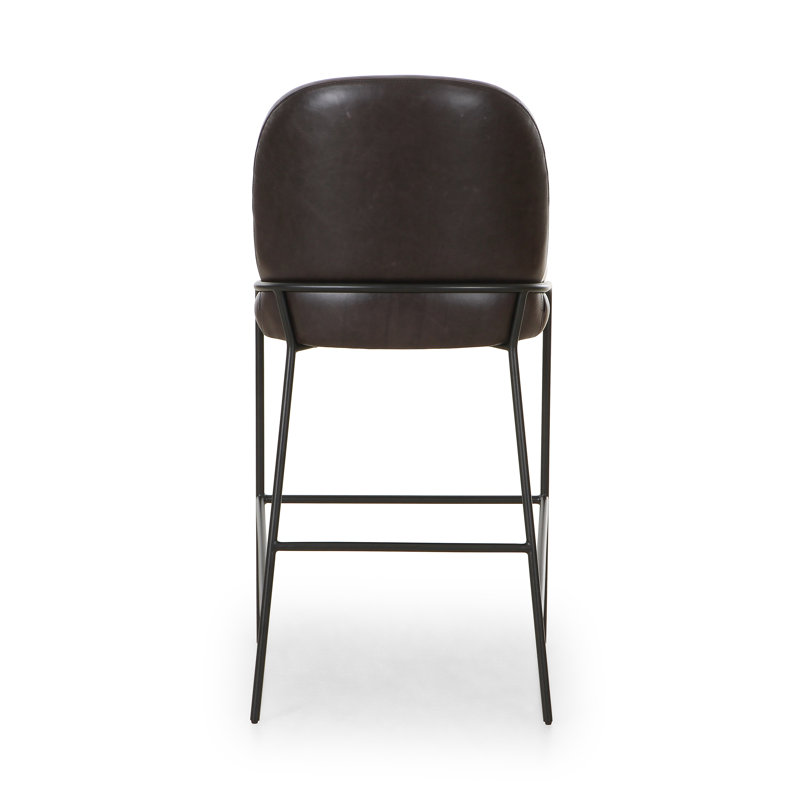 Astrud 25" Counter Stool, Polyester Blend White, Counter Stool (25" Seat Height)