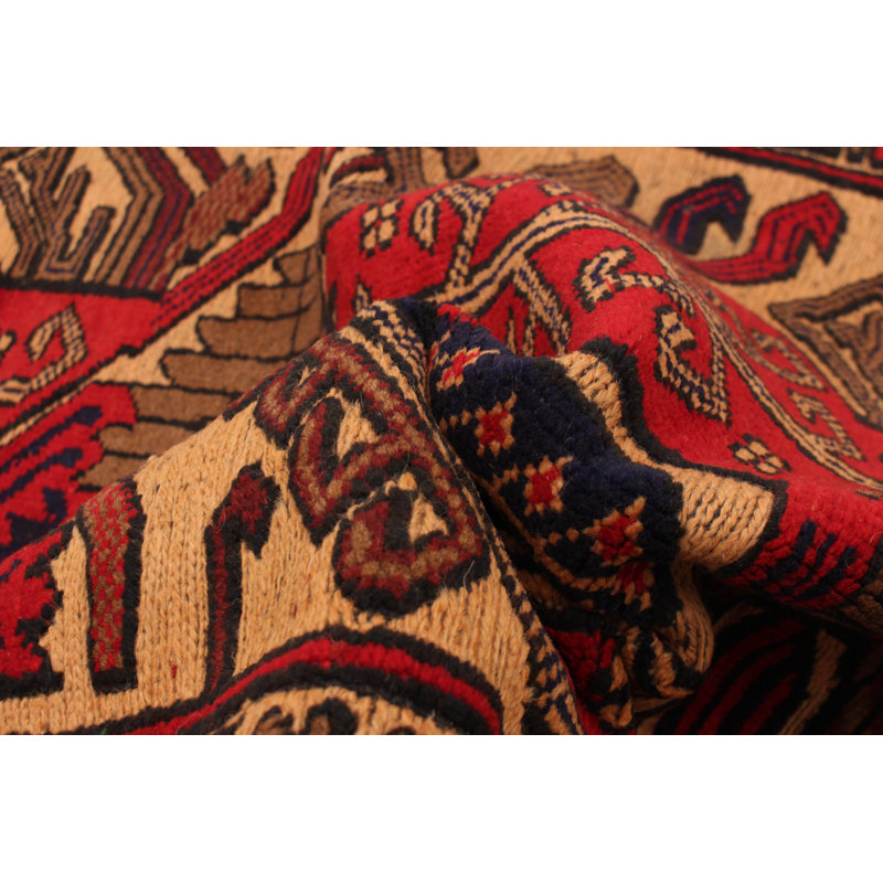 Tapis brun clair 2 pi 8 po x 4 pi 4 po Miruna