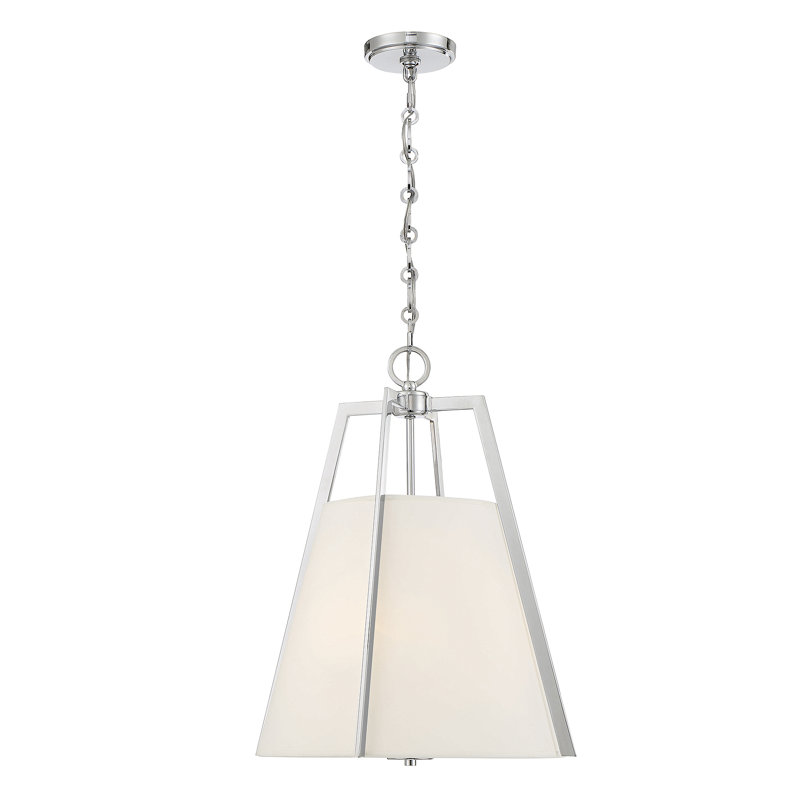 Luminaire suspendu 3 lumières à intensité variable Joy, Chrome