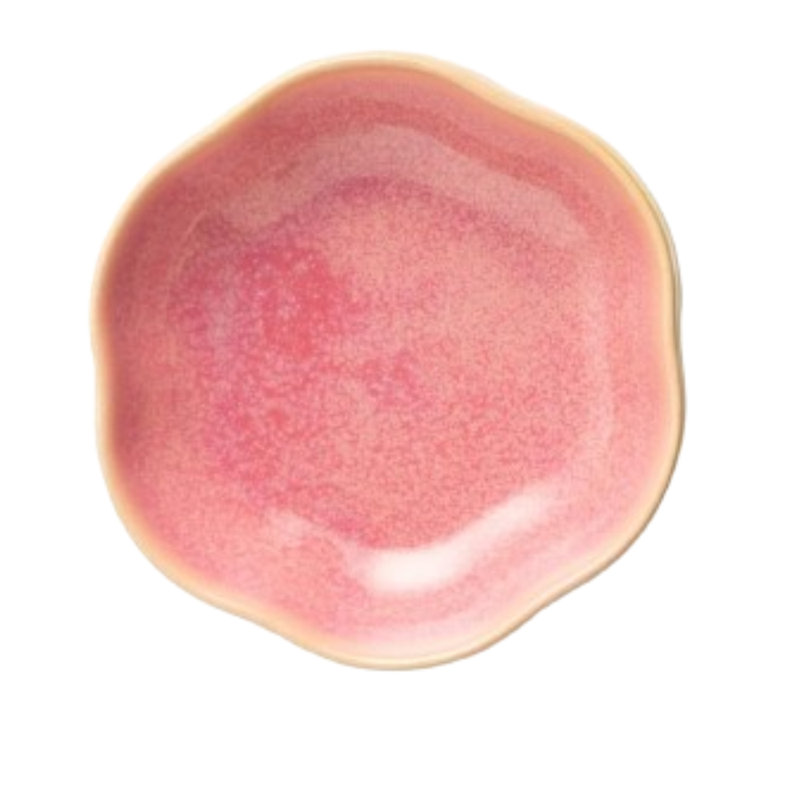 Pink Ceramic Flower Ring & Jewelry Dish