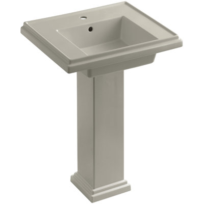 Tresham Fireclay Pedestal Bathroom Sink