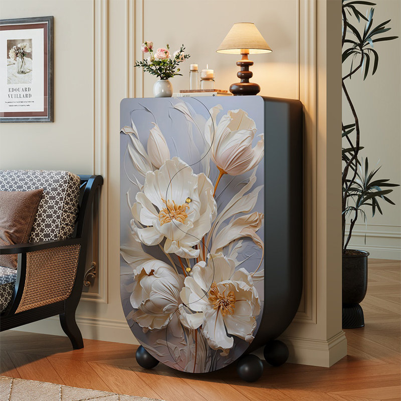 Commode florale luxueuse de style français