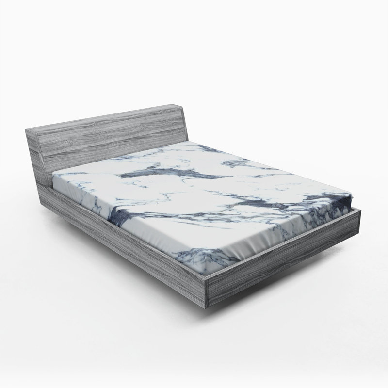 Microfiber Abstract Fitted Sheet, Full Fitted Sheet