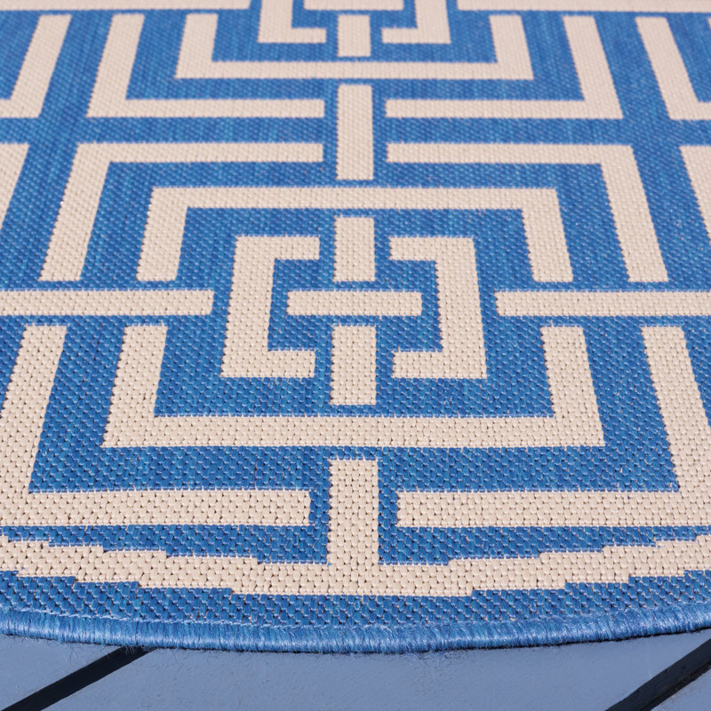 Tapis d'intérieur / extérieur Carovella, Rond 6 pi 7 po