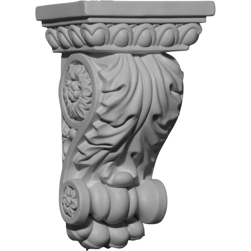 Endurathane Attica Corbel, 5"W x 3 5/8"D x 8 3/8"H, Factory Primed