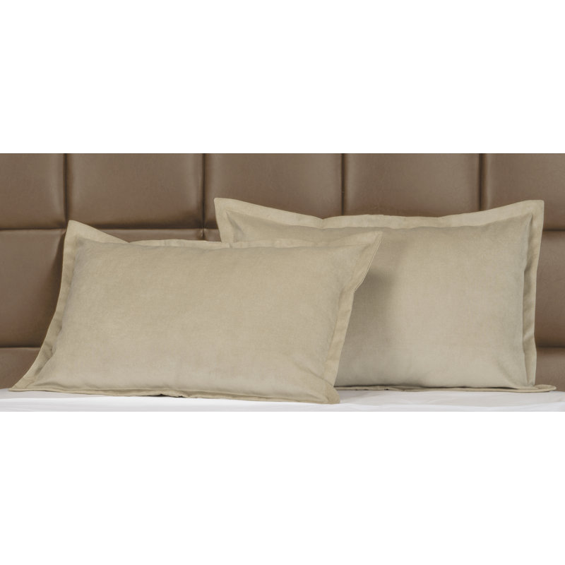 Polyester Channel Duvet Cover & Insert, Queen Duvet Cover + 2 Shams, Parchment