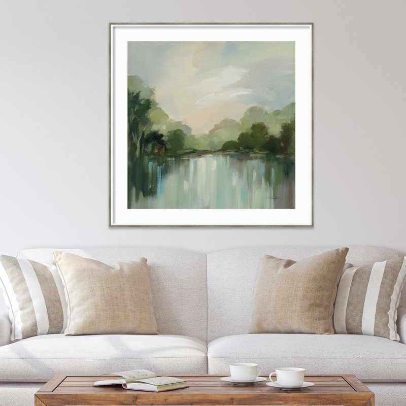 «Cool Spring Day» par Silvia Vassileva - impression encadrée, H 41 po x l 41 po, Gris