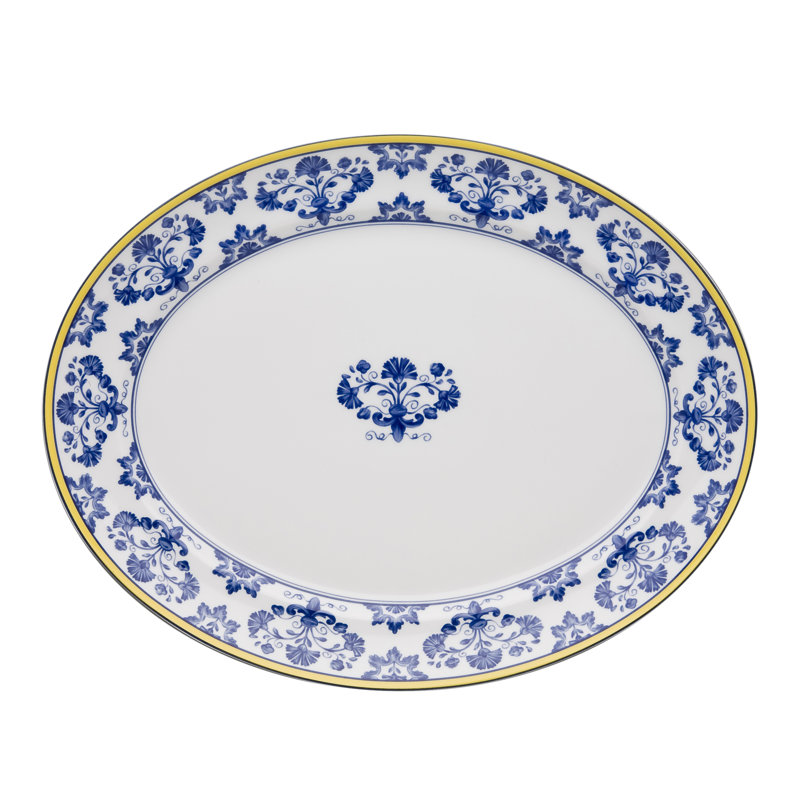 Porcelain China Platter, Medium