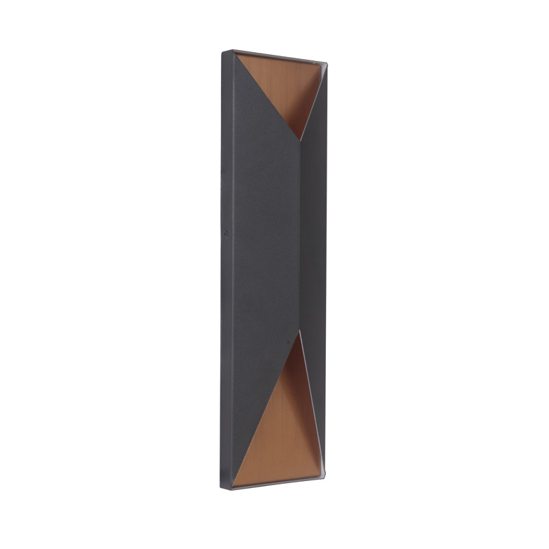 Peak LED Wall Light, Satin Brass