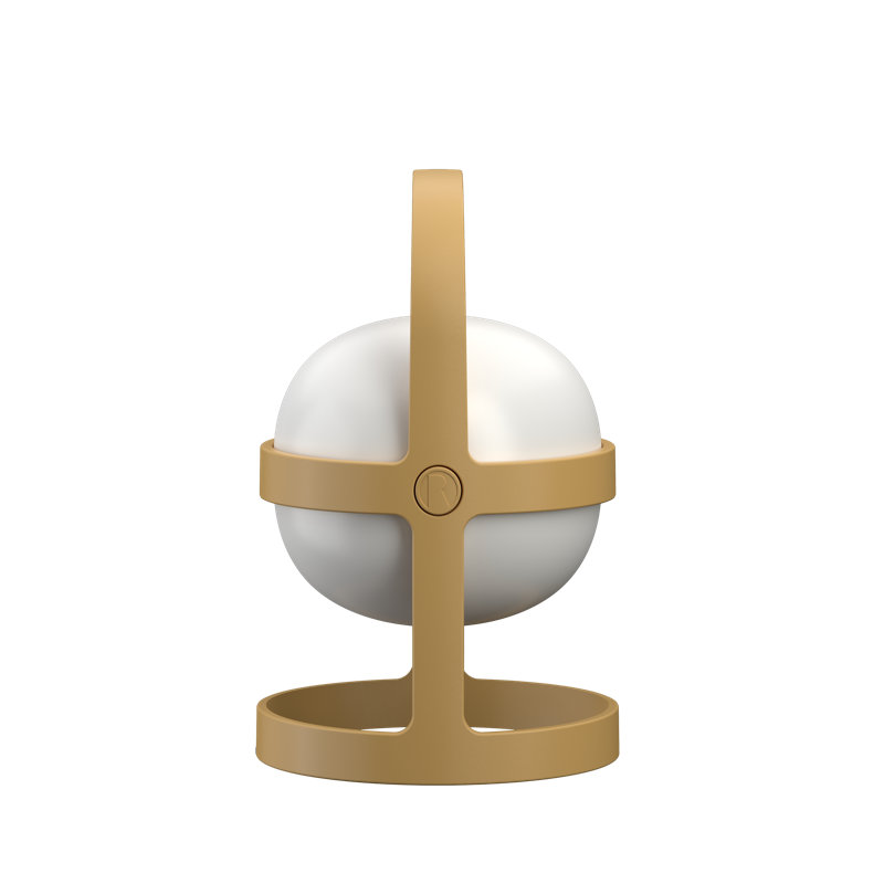 Soft Spot Solar Circular, 9.8" H x 5.9" W x 5.9" D, Wheat