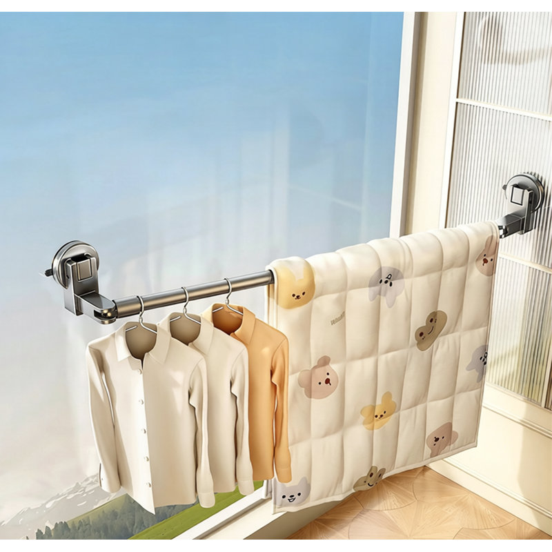 Steel Wall-Mounted Drying Rack