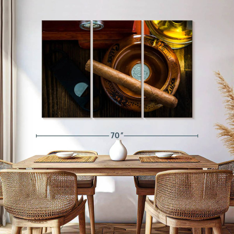 Senne Unlit Cuban Cigar, 24" H x 38" W