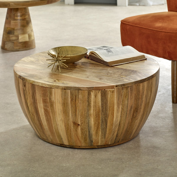 Natur Pur Surrey Drum Coffee Table | Wayfair.co.uk